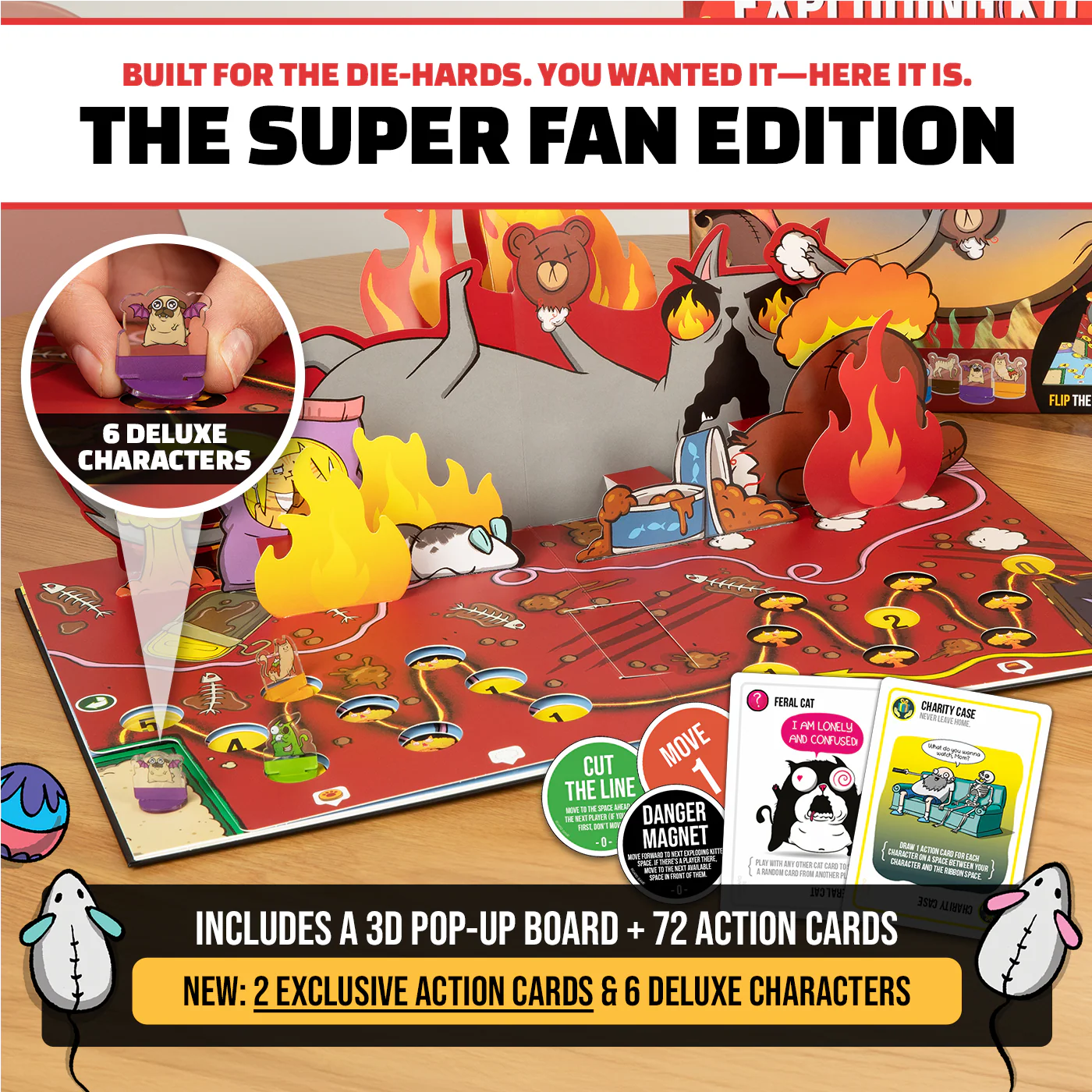 Exploding Kittens : The board game - Super Fan edition