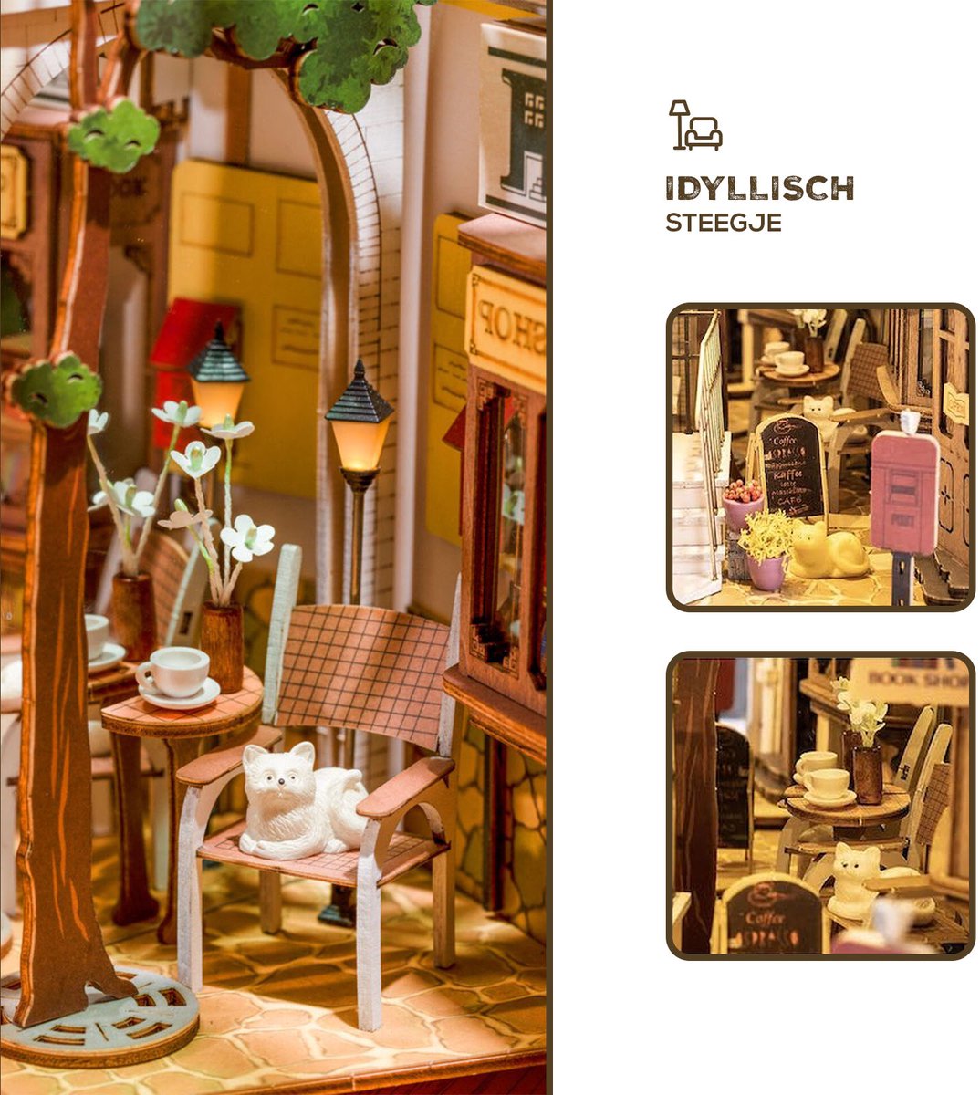 Robotime : Book Nook & Wonderland - TGB02 Sunshine Town
