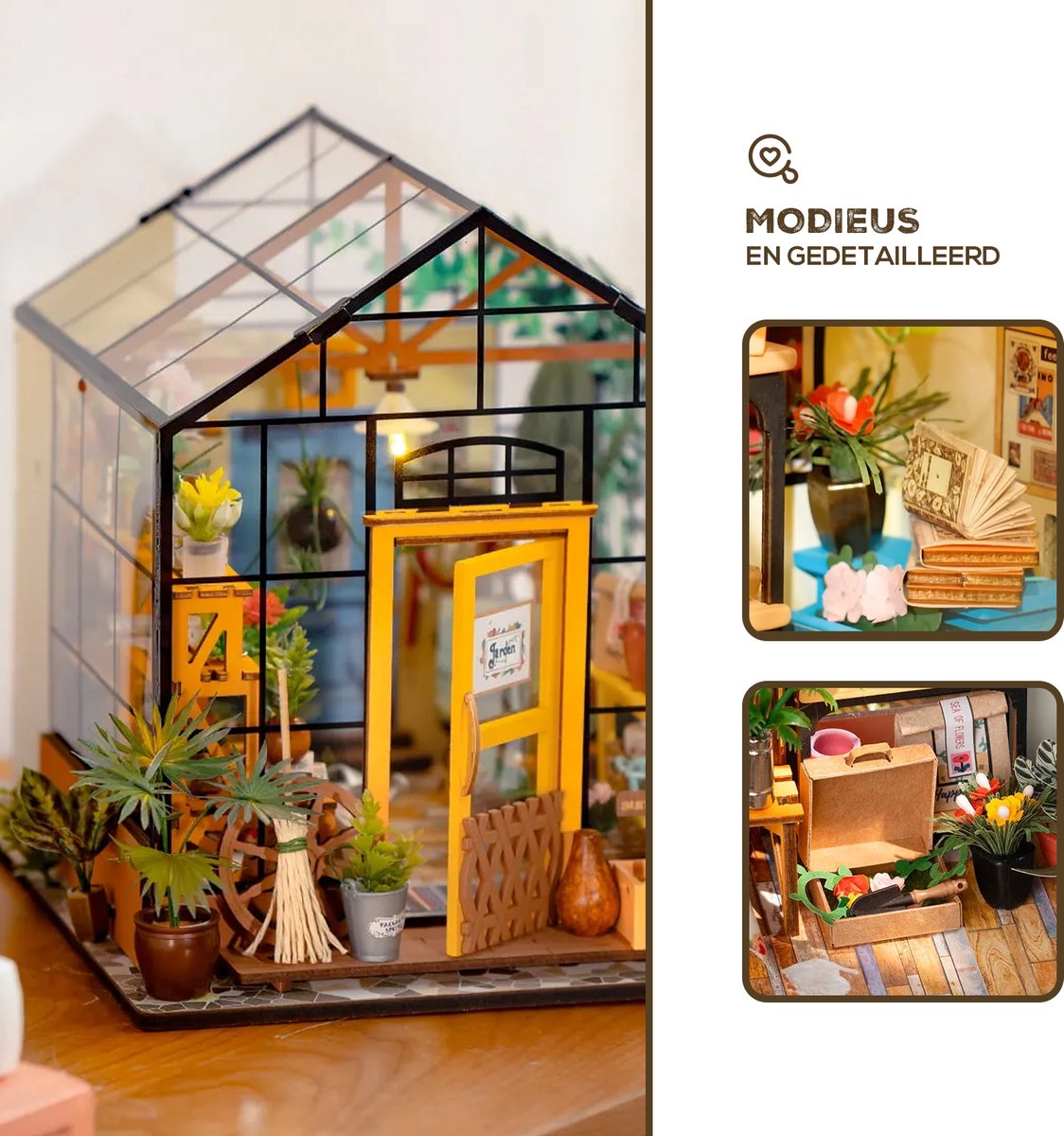Robotime : DIY Miniature House - DG104 Cathy's Flower House