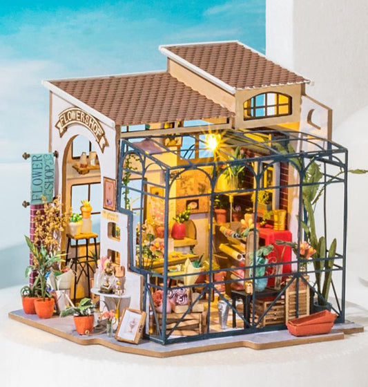 Robotime : DIY Miniature House - DG145 Emily's Flower Shop