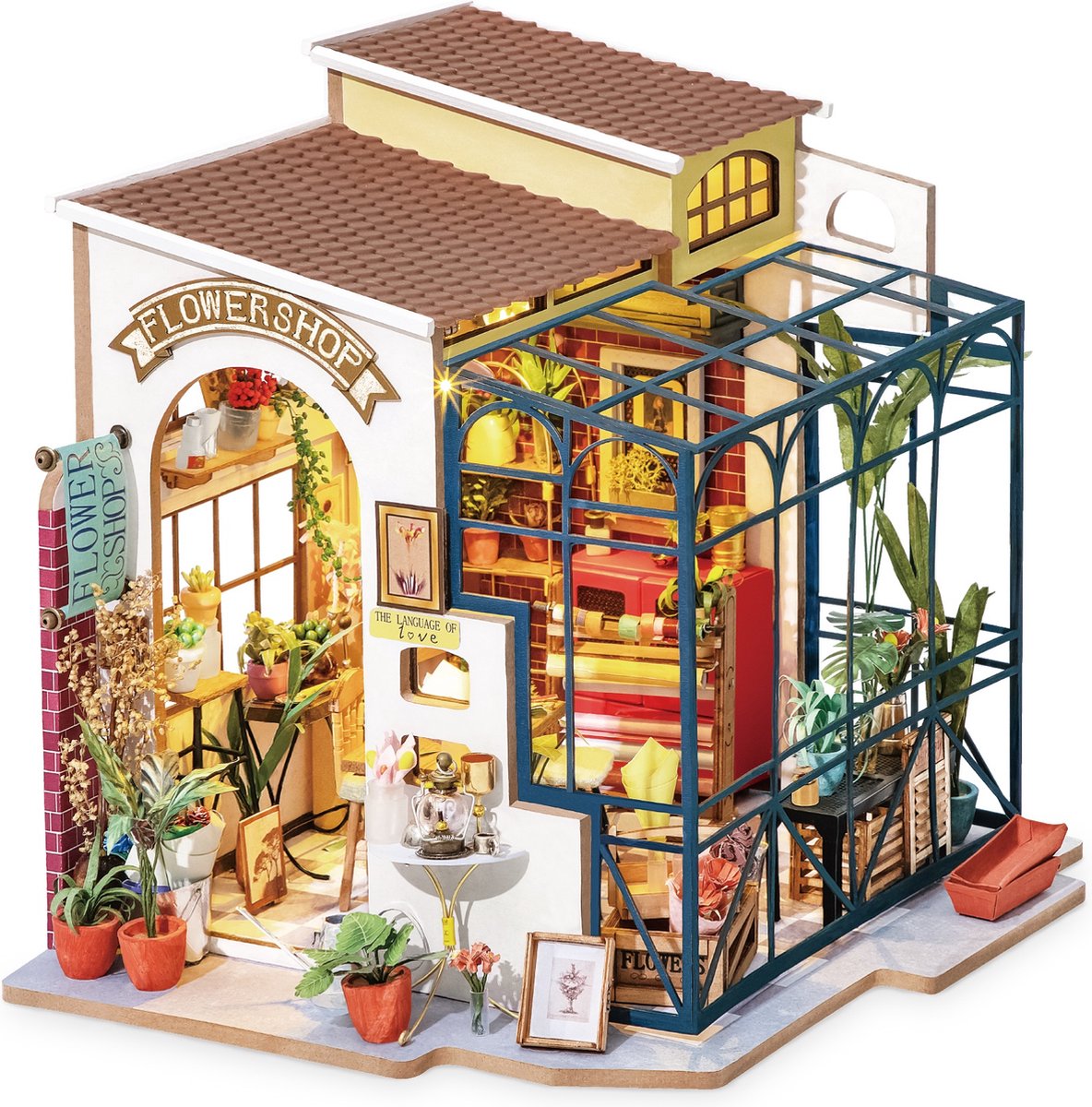 Robotime : DIY Miniature House - DG145 Emily's Flower Shop