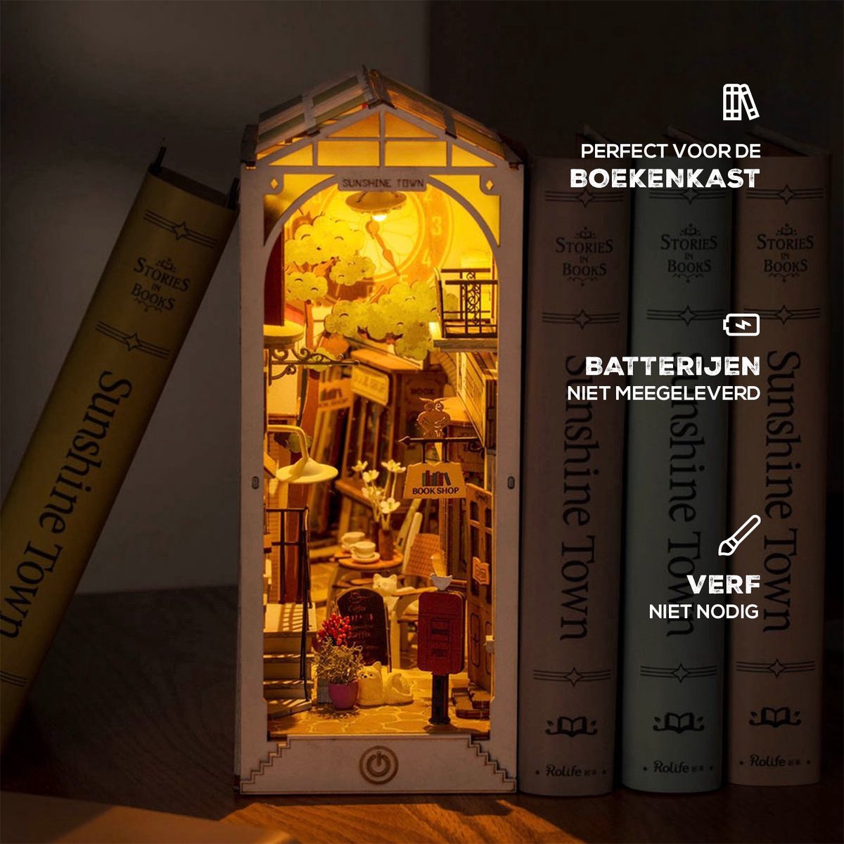 Robotime : Book Nook & Wonderland - TGB02 Sunshine Town
