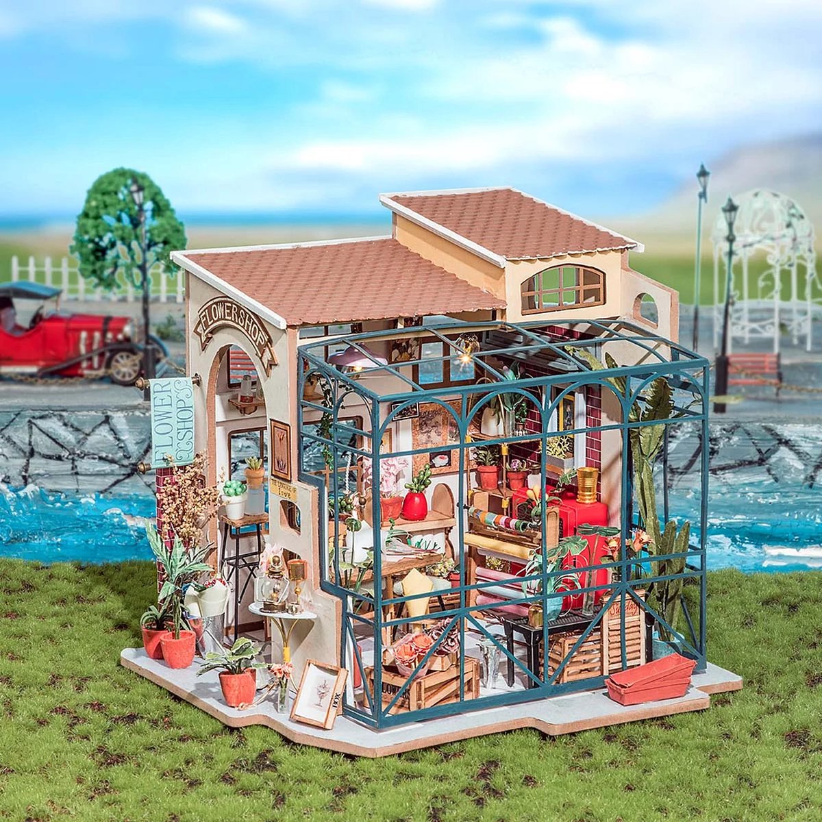 Robotime : DIY Miniature House - DG145 Emily's Flower Shop