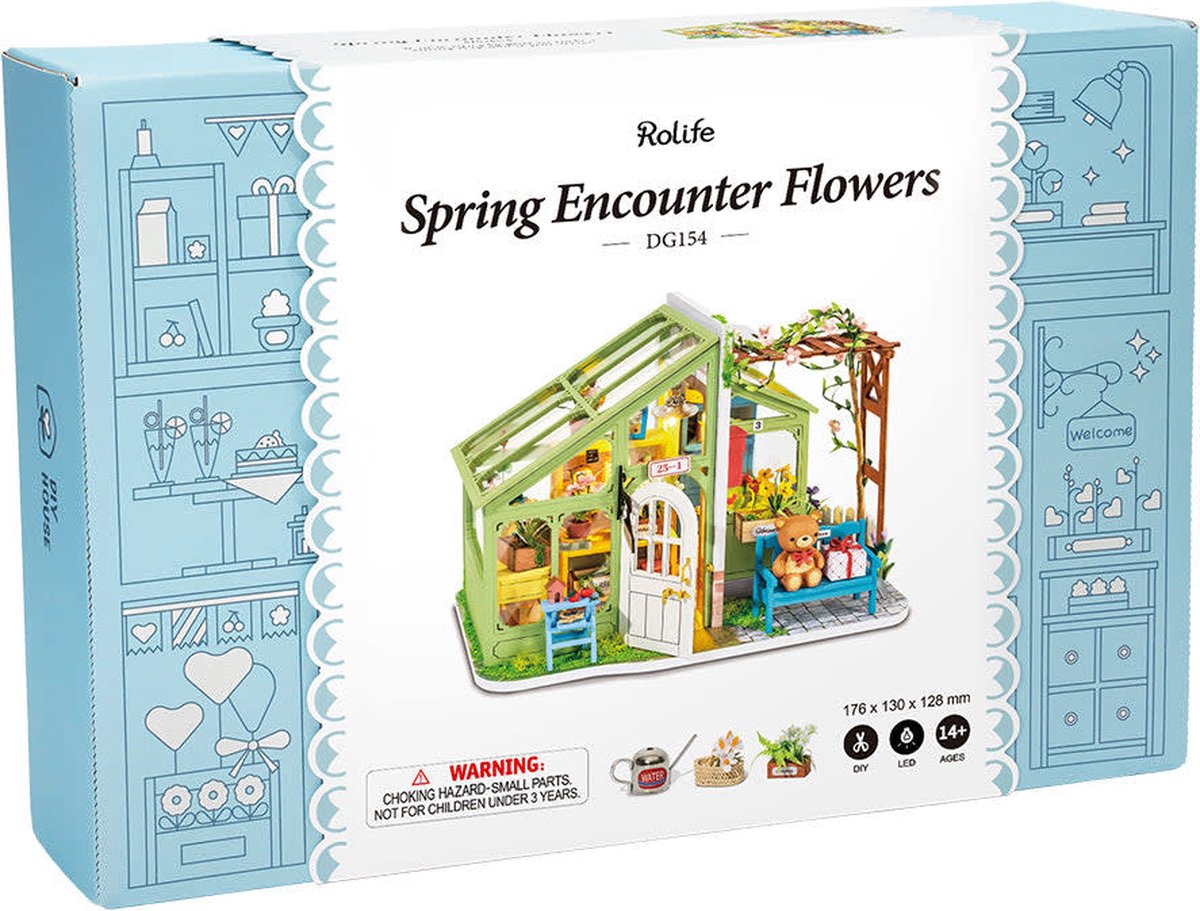 Robotime : DIY Miniature House - DG154 Spring Encounter Flowers
