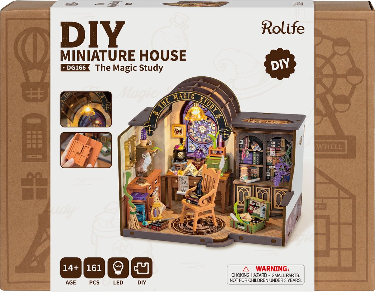 Robotime : DIY Miniature House - DG166 The Magic Study