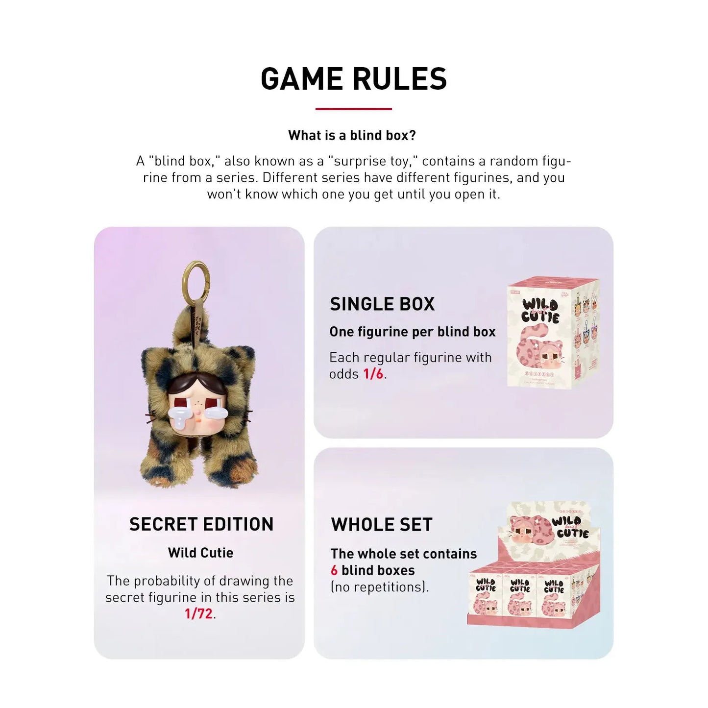 Popmart - CRYBABY Wild but Cutie Series - Vinyl Plush Pendant Blind Box