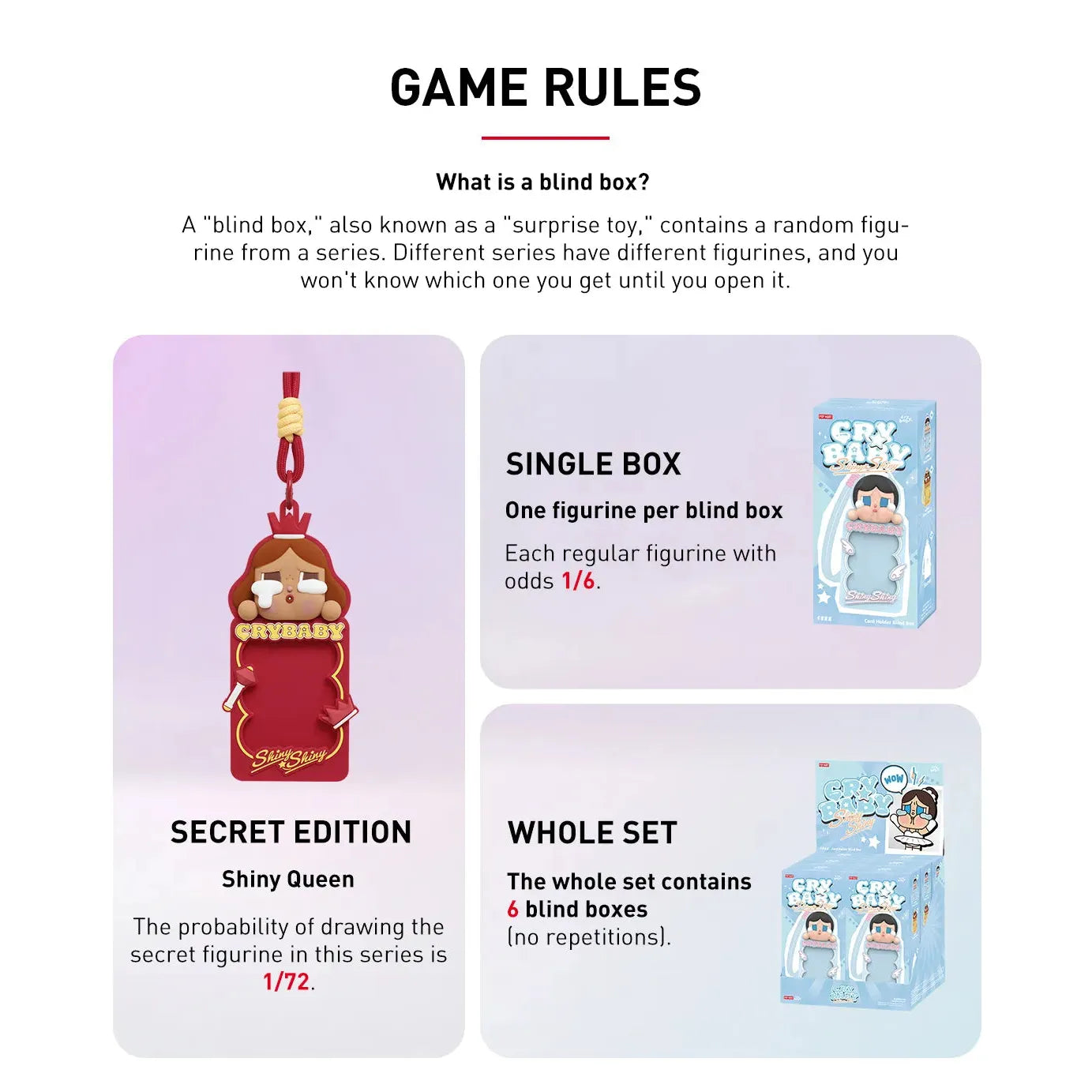 Popmart - CRYBABY SHINY SHINY SERIES-Card Holder