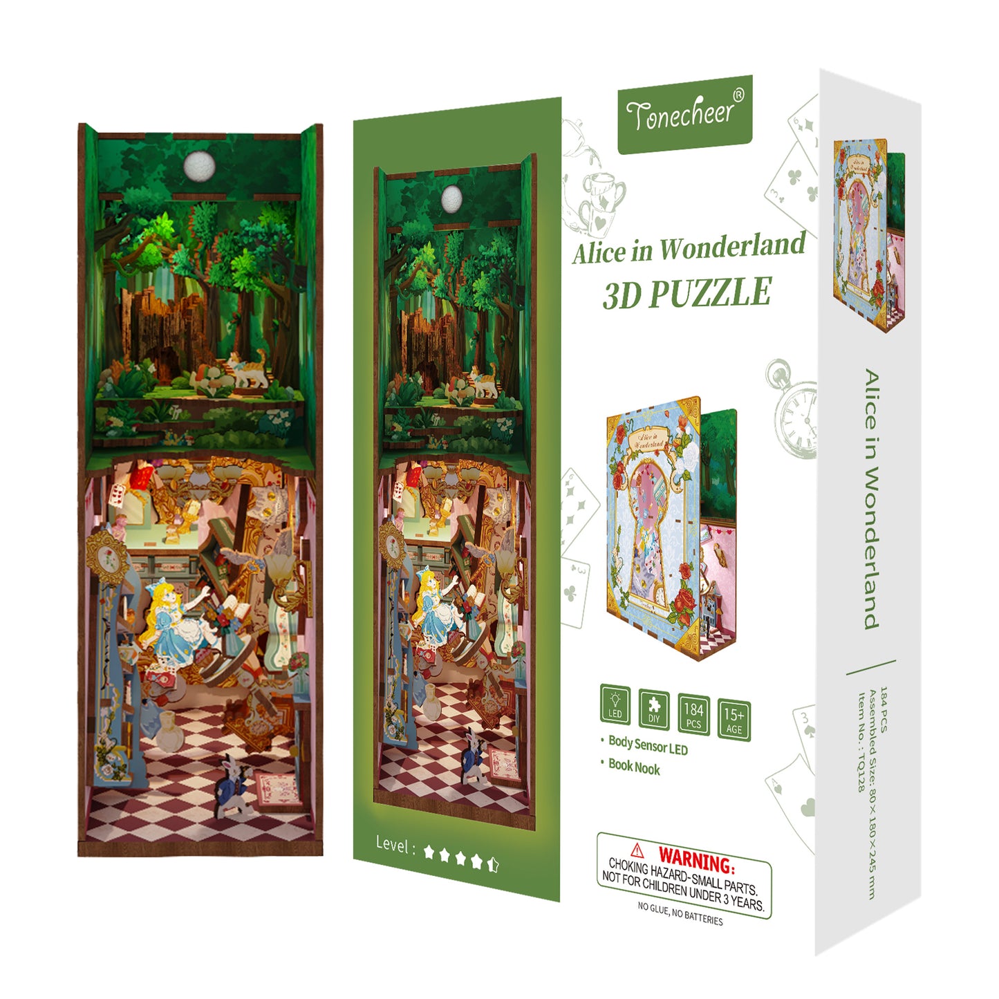 Tone Cheer - TQ128 Alice in Wonderland Bookend