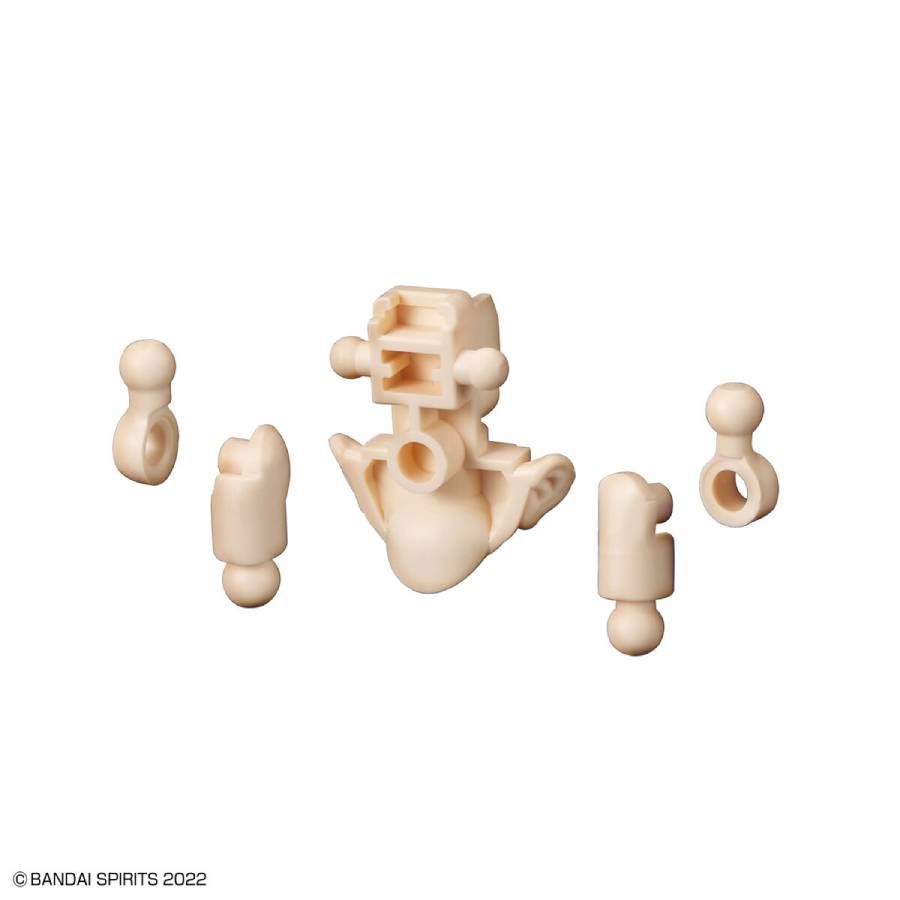 Option Hand Parts - White / Black 30MS 1/144