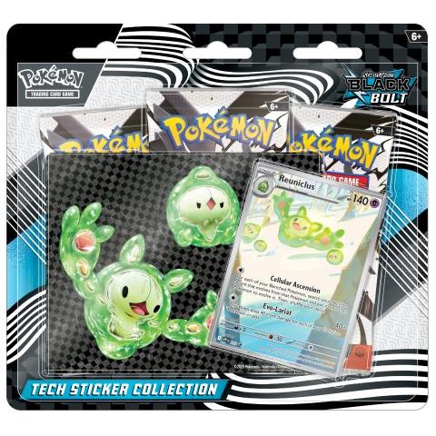 Pokemon TCG : Scarlet & Violet - Black Bolt Tech Sticker Blister - Reuniclus