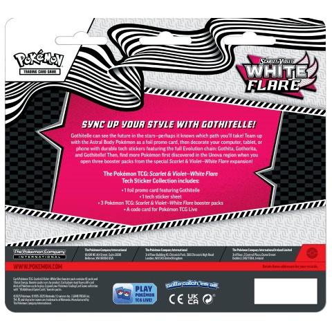 Pokemon TCG : Scarlet & Violet - White Flare Tech Sticker Blister - Gothitelle