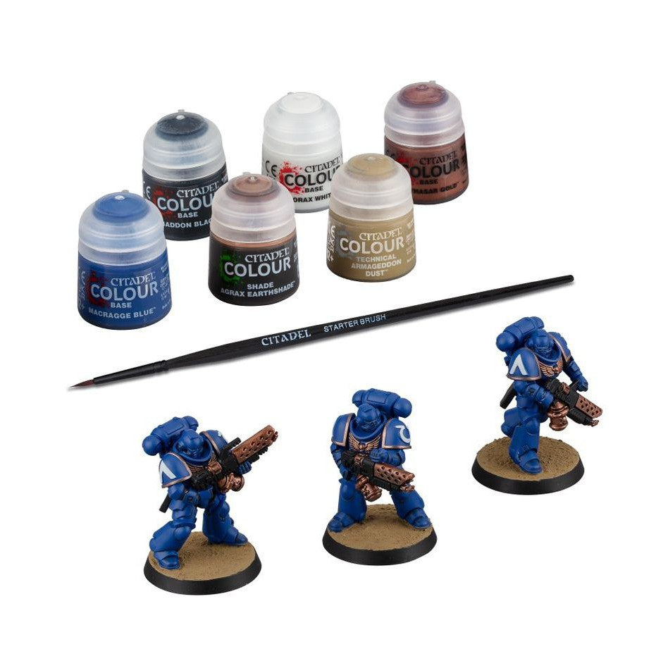 Games Workshop - Warhammer 40000 : Space Marines - Infernus Marines + Paints Set