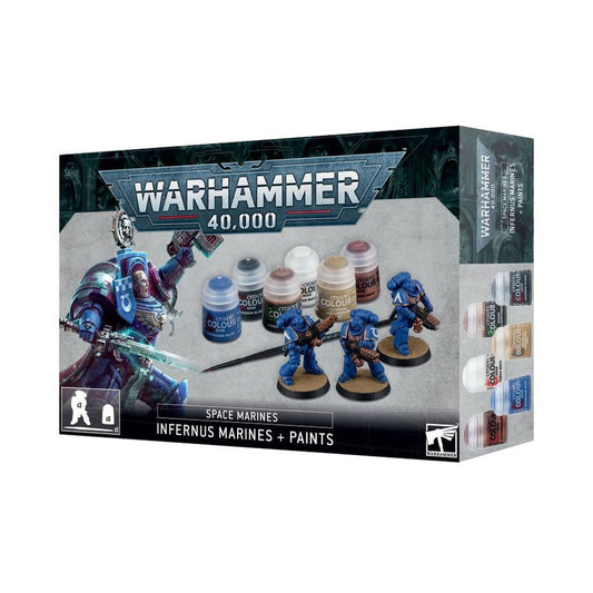 Games Workshop - Warhammer 40000 : Space Marines - Infernus Marines + Paints Set