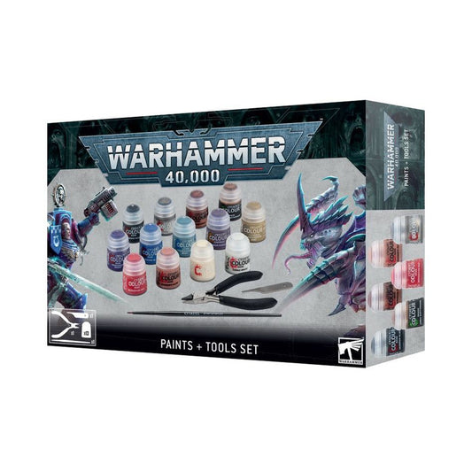 Games Workshop - Warhammer 40000 : Paints + Tools Set