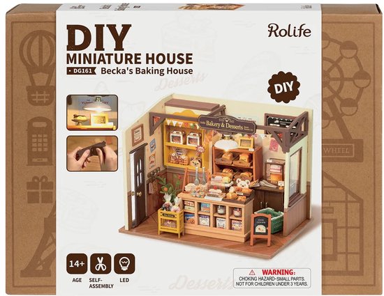 Robotime : DIY Miniature House - DG161 Becka's baking house