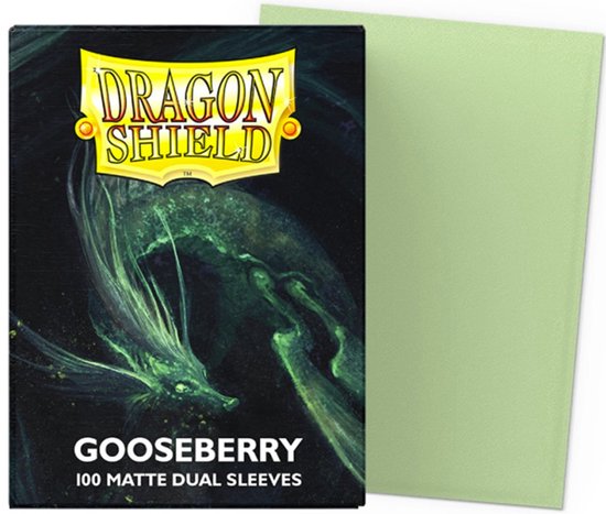 Dragon Shield - Matte Dual Sleeves Gooseberry 100x