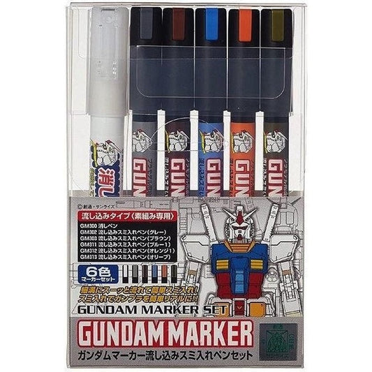 Gundam Marker Pour Type Markers Set GMS-122