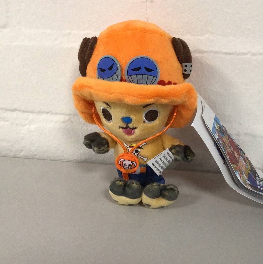 One Piece Plush Figure Chopper x Ace 11cm