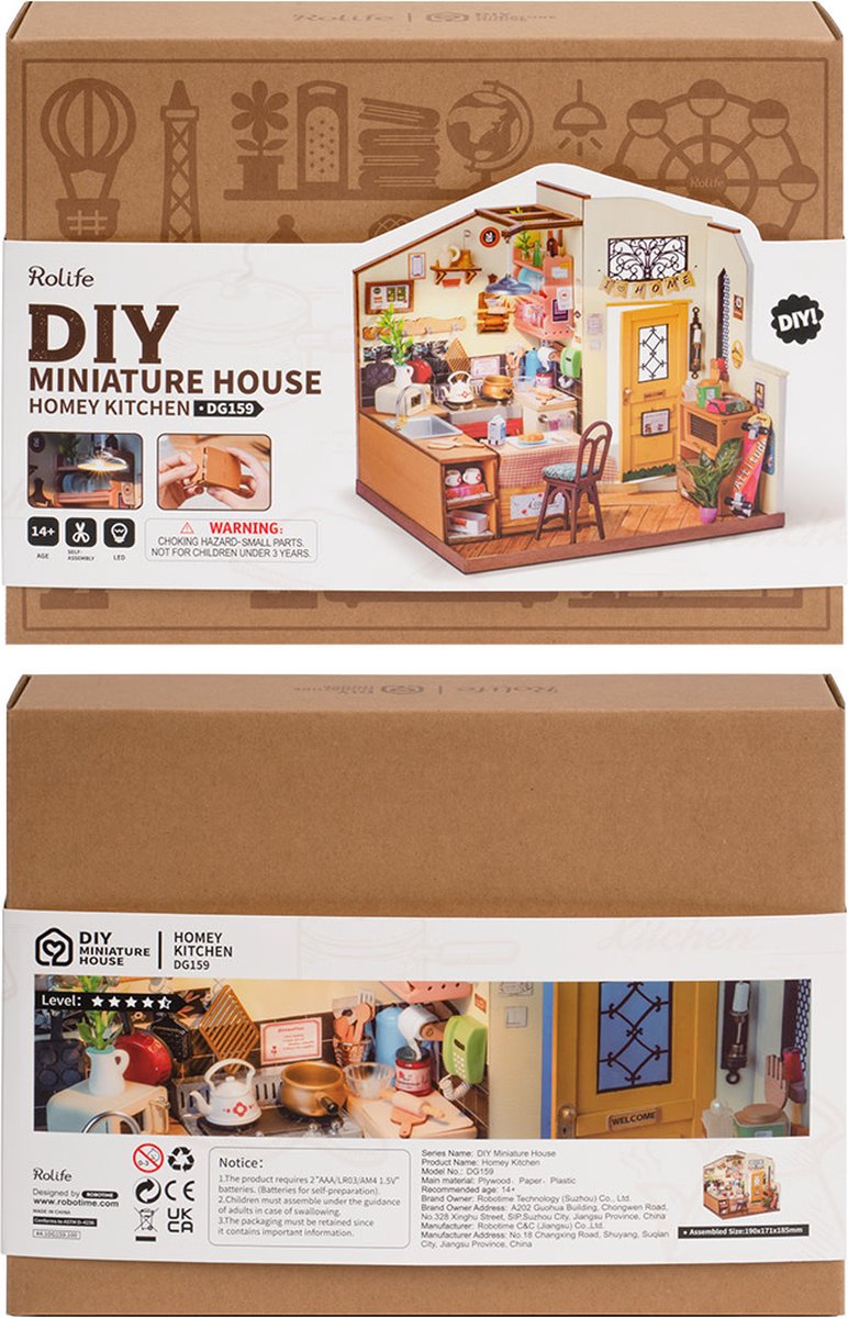 Robotime : DIY Miniature House - DG159 Cozy Kitchen