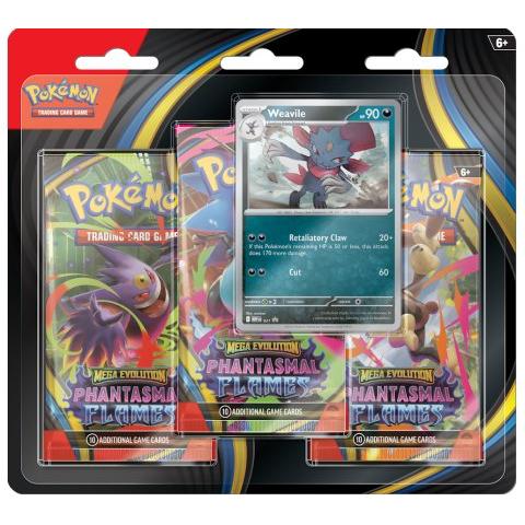 Pokemon - Phantasmal Flames 3 Booster Blister