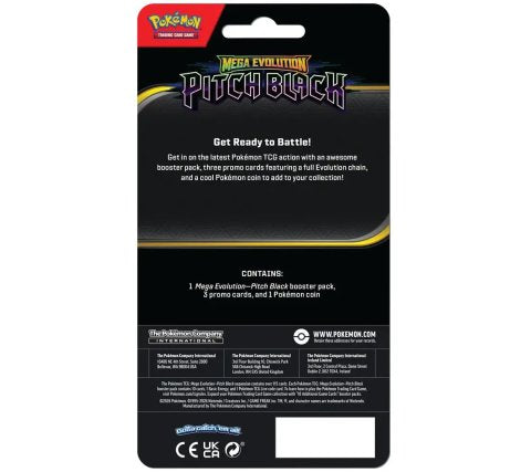 Pokémon: Mega Evolution - Pitch Black Premium Checklane Blister: Gengar