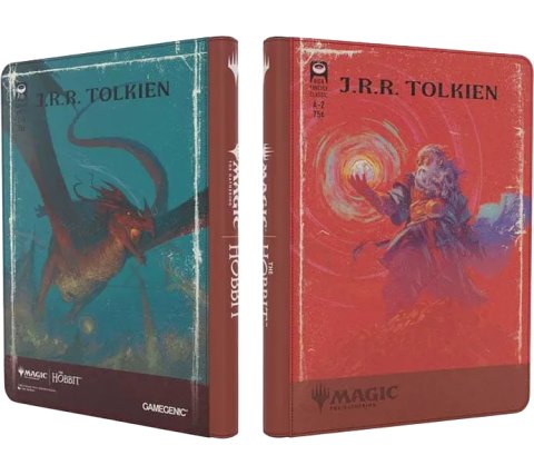 Gamegenic Magic: The Gathering - Zip-Up Album 18-Pocket: The Hobbit - Book Cover: The Arkenstone and Smaug, Wicked Worm
