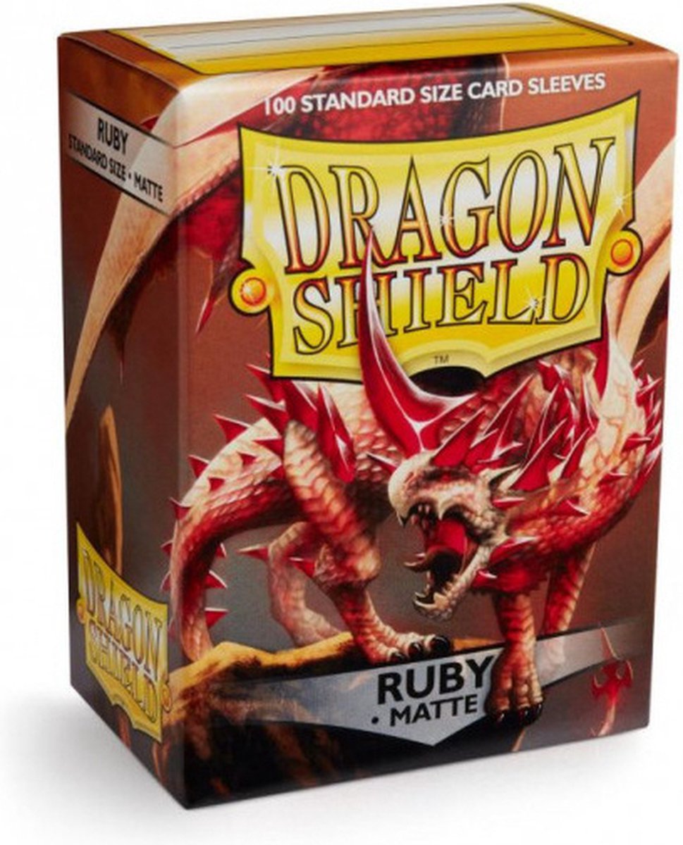 Dragon Shield sleeves Matte (100) - Ruby