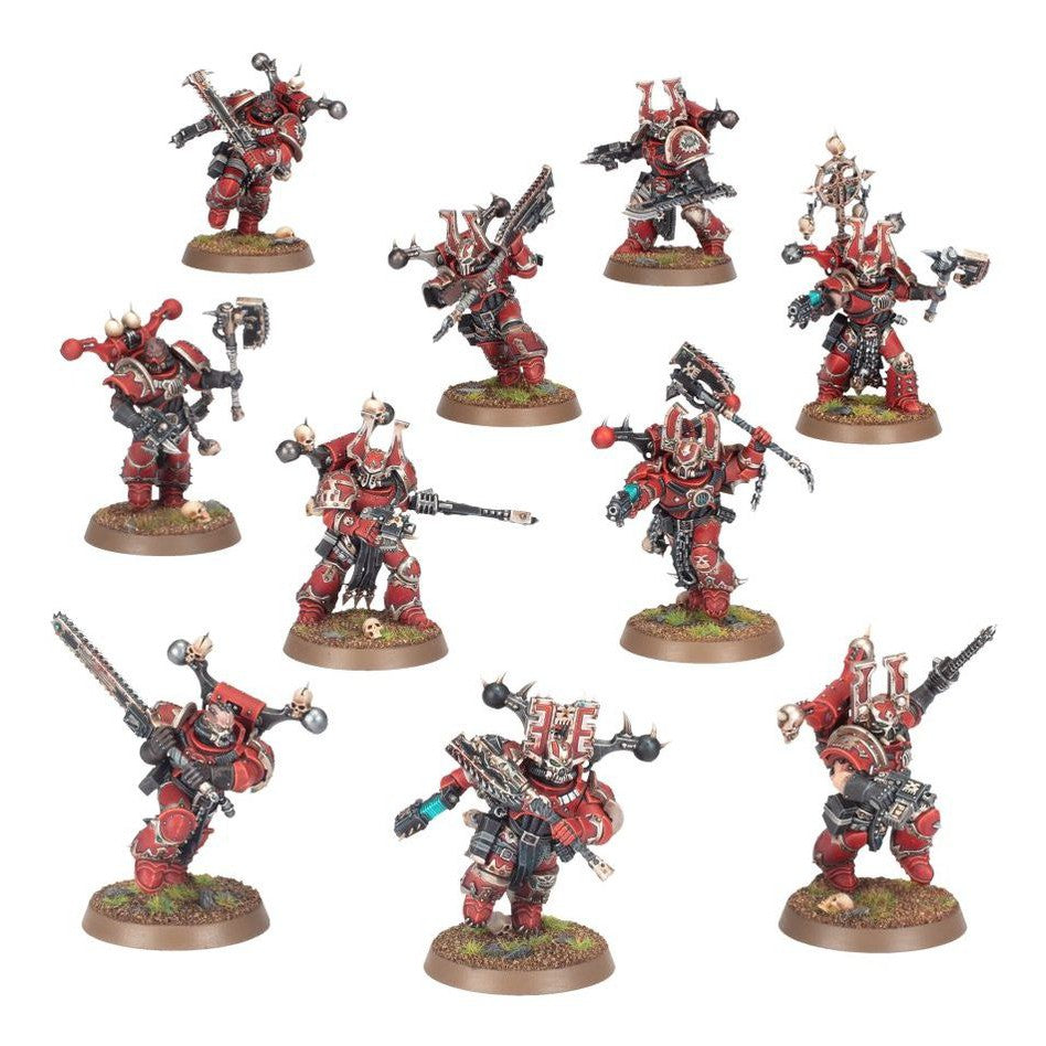 Games Workshop - Warhammer 40000 : World Eaters - Khorne Berzerkers