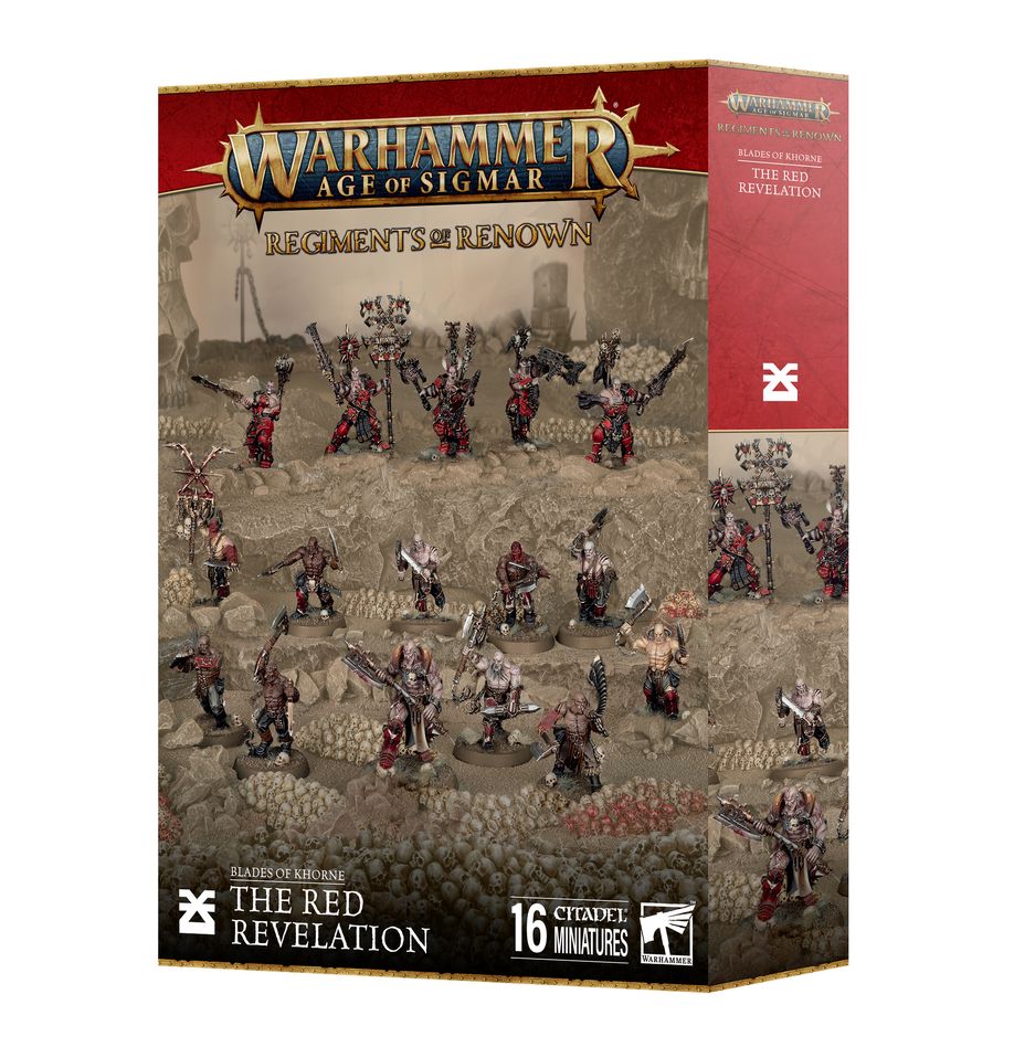 Games Workshop - Warhammer Age of Sigmar : Regiment of Renown - The Red Revelation