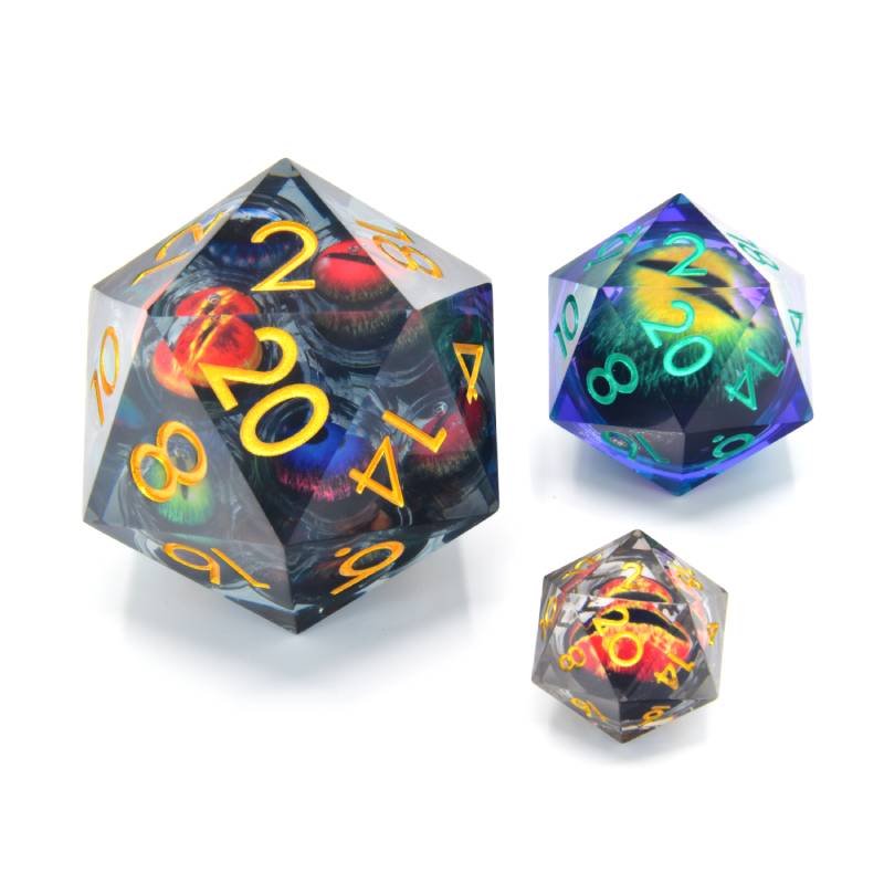 Crit Stones RPG Dice : Beholden 50mm Liquid Core D20