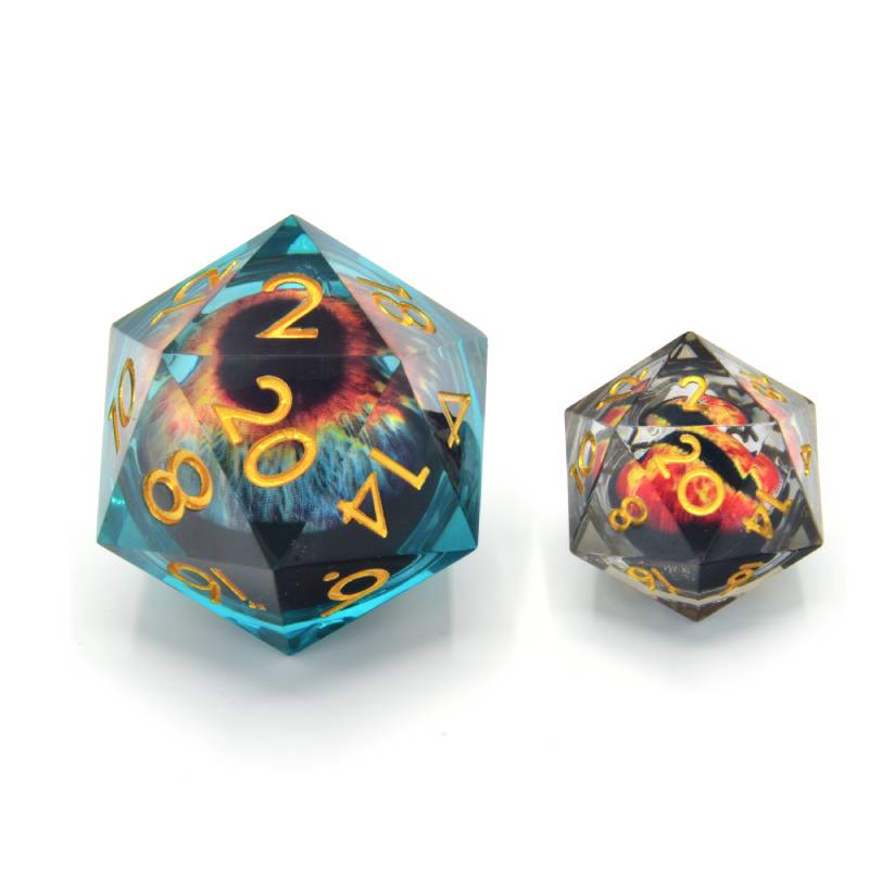 Crit Stones RPG Dice : Eye of the Oracle 33mm D20