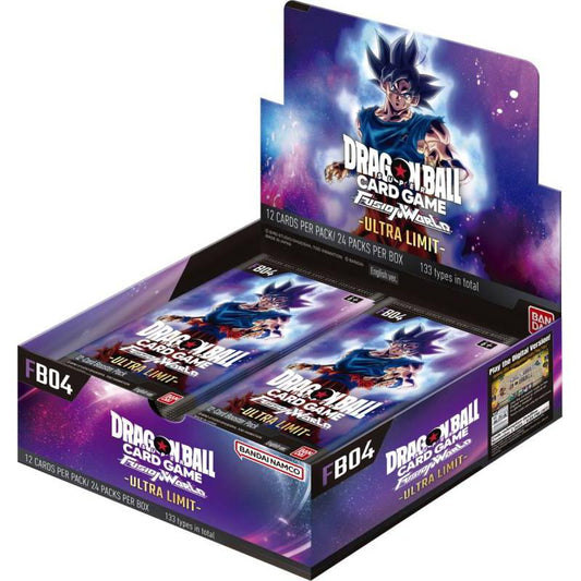 Dragonball Super card game Fusion World - FB04 Ultra Limit booster display