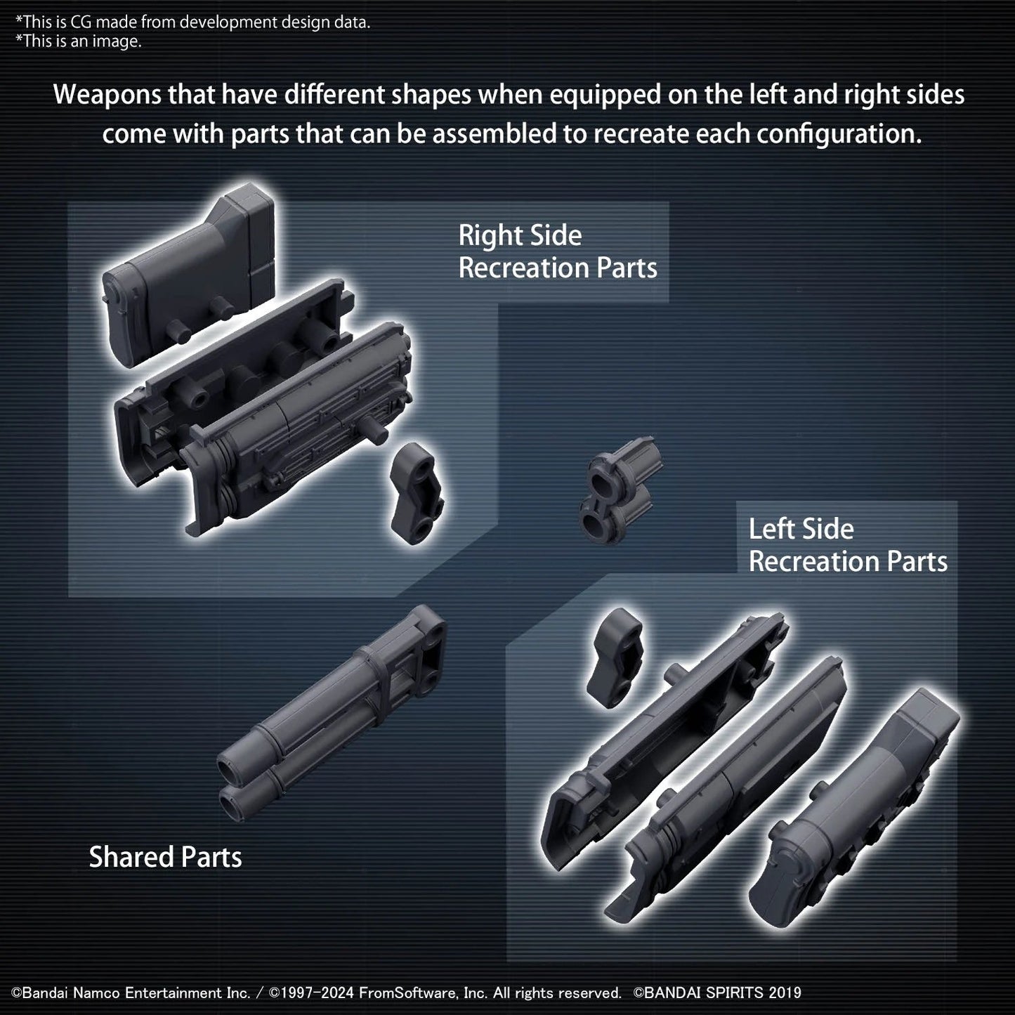 30MM - Option parts set Armored Core VI Weapon set 02 - Model Kit