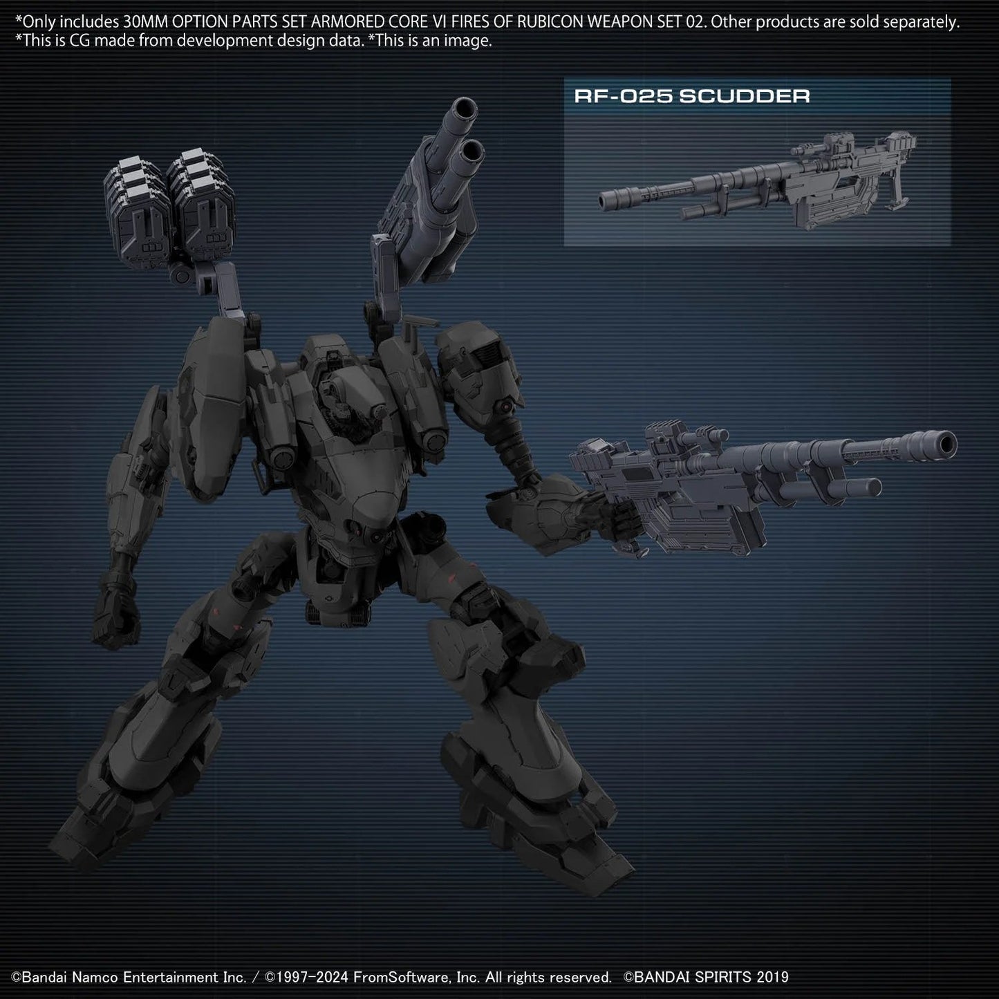 30MM - Option parts set Armored Core VI Weapon set 02 - Model Kit
