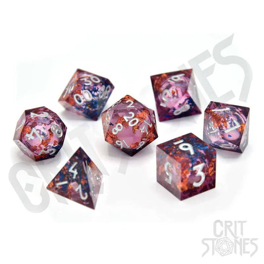 Crit Stones RPG Dice : Fey Mist Liquid Core