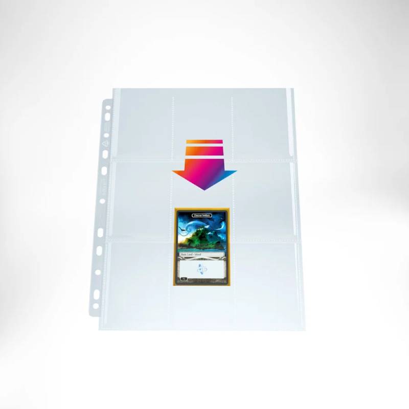 Gamegenic - Ultrasonic 9-pocket pages clear (10pc)