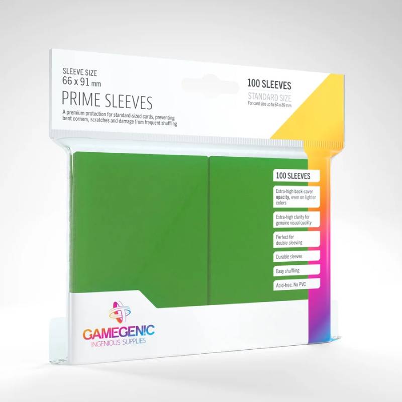 Gamegenic : Sleeves Prime Green (100)