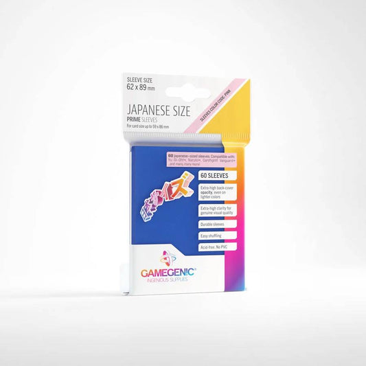 Gamegenic : Sleeves Prime Japanese size Blue (60)