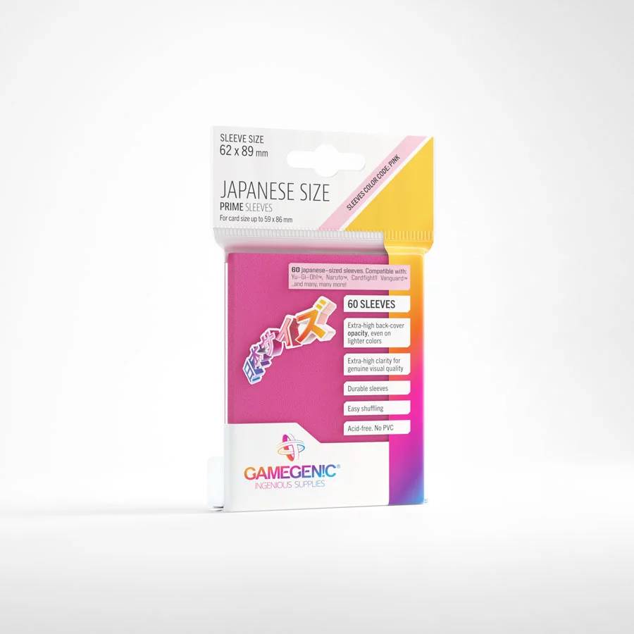 Gamegenic : Sleeves Prime Japanese size Pink (60)