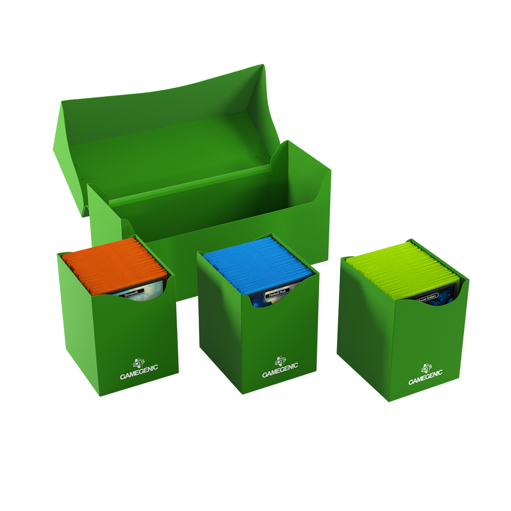 Triple DECKBOX DECK HOLDER 300+ GROEN