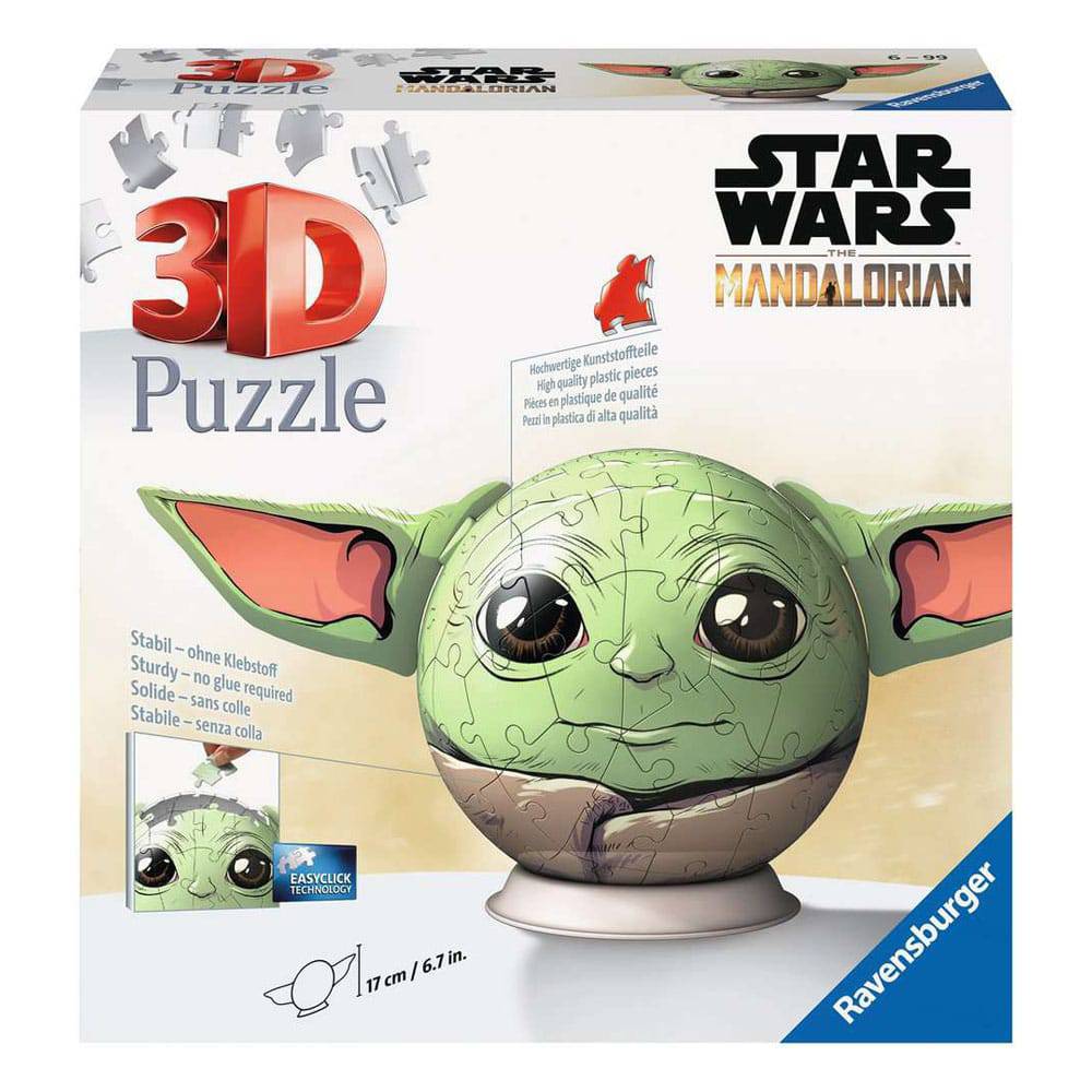 Ravensburger Star Wars The Mandolorian 3D puzzle-ball Grogu (77pc)