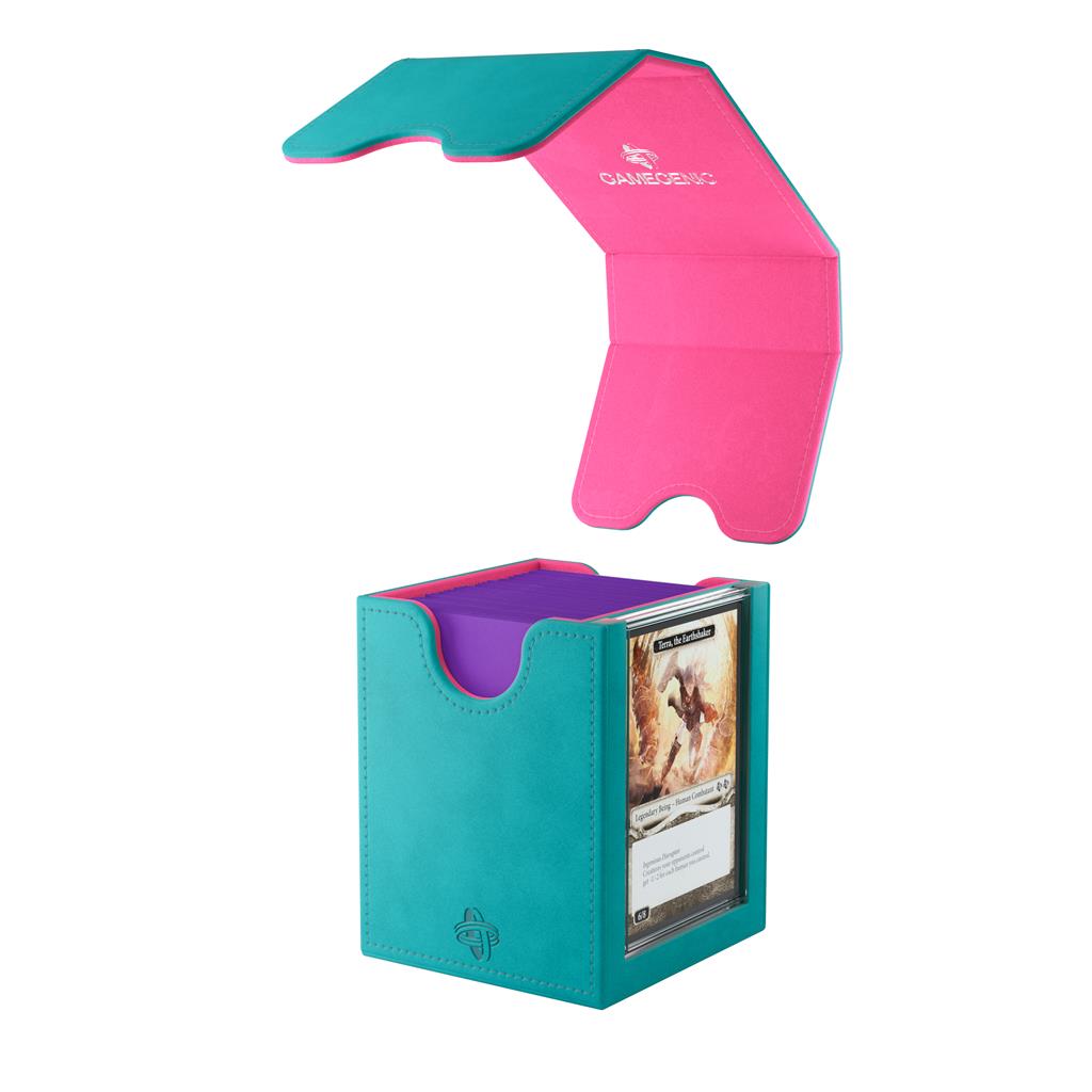 Gamegenic : Deckbox Squire PLUS 100+ XL Teal/Pink