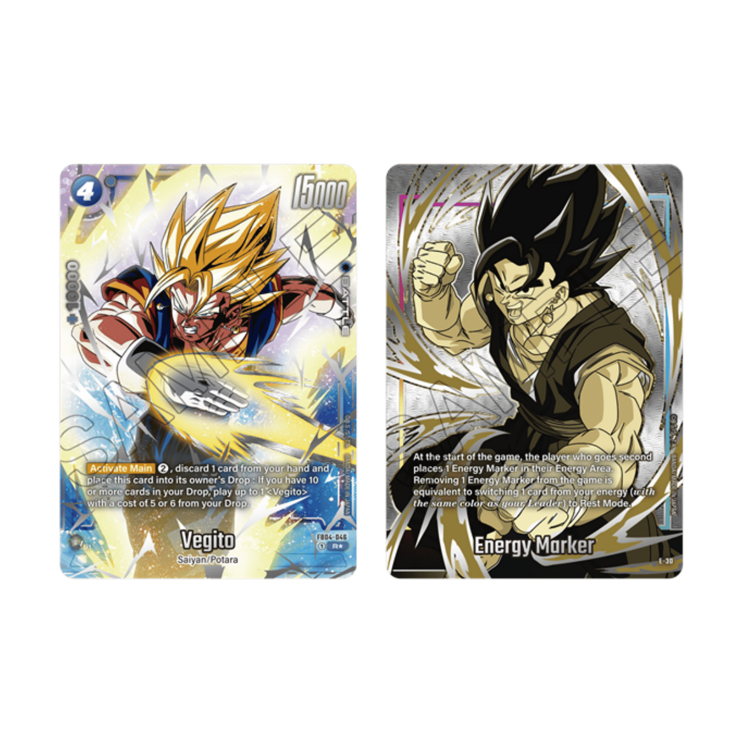 Dragon Ball Super card game - Official Card Case and Card Sleeves set 02 Vegito