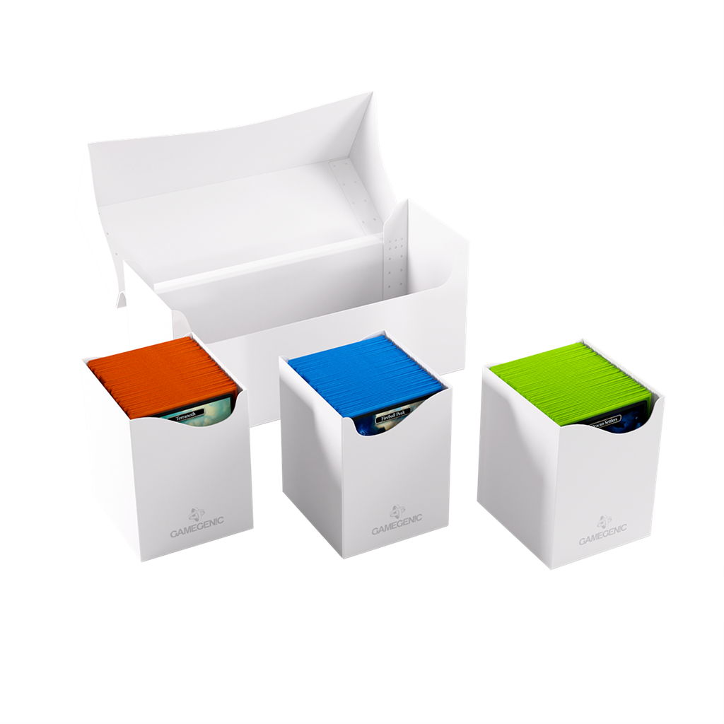 Triple DECKBOX DECK HOLDER 300+ WHITE