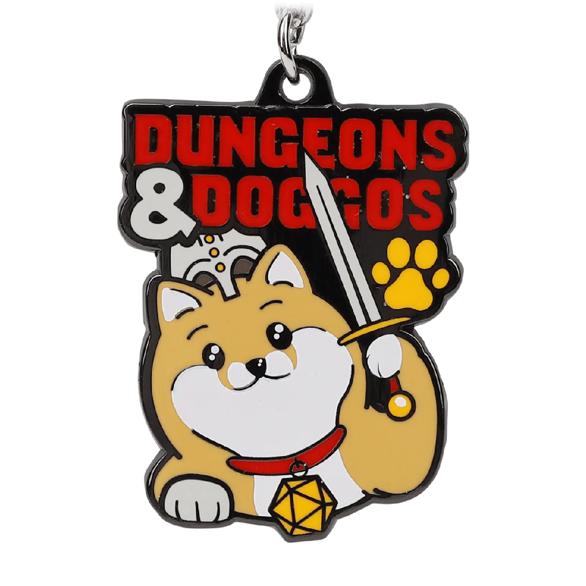 GlassStaff - Dungeons & Doggos Keychain
