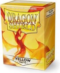 SLEEVES Dragon Shield MATTE - Yellow (100ct)