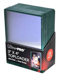 Toploaders 3x4 Green Border (25ct)