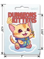 Dungeons & Kittens Sticker