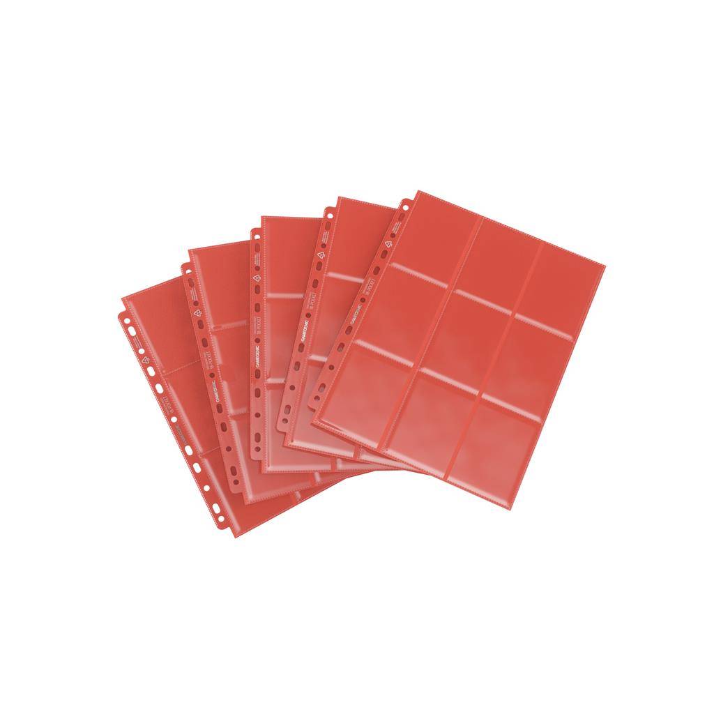 Gamegenic : Sideloading 18-Pocket Pages Red (10 pack)