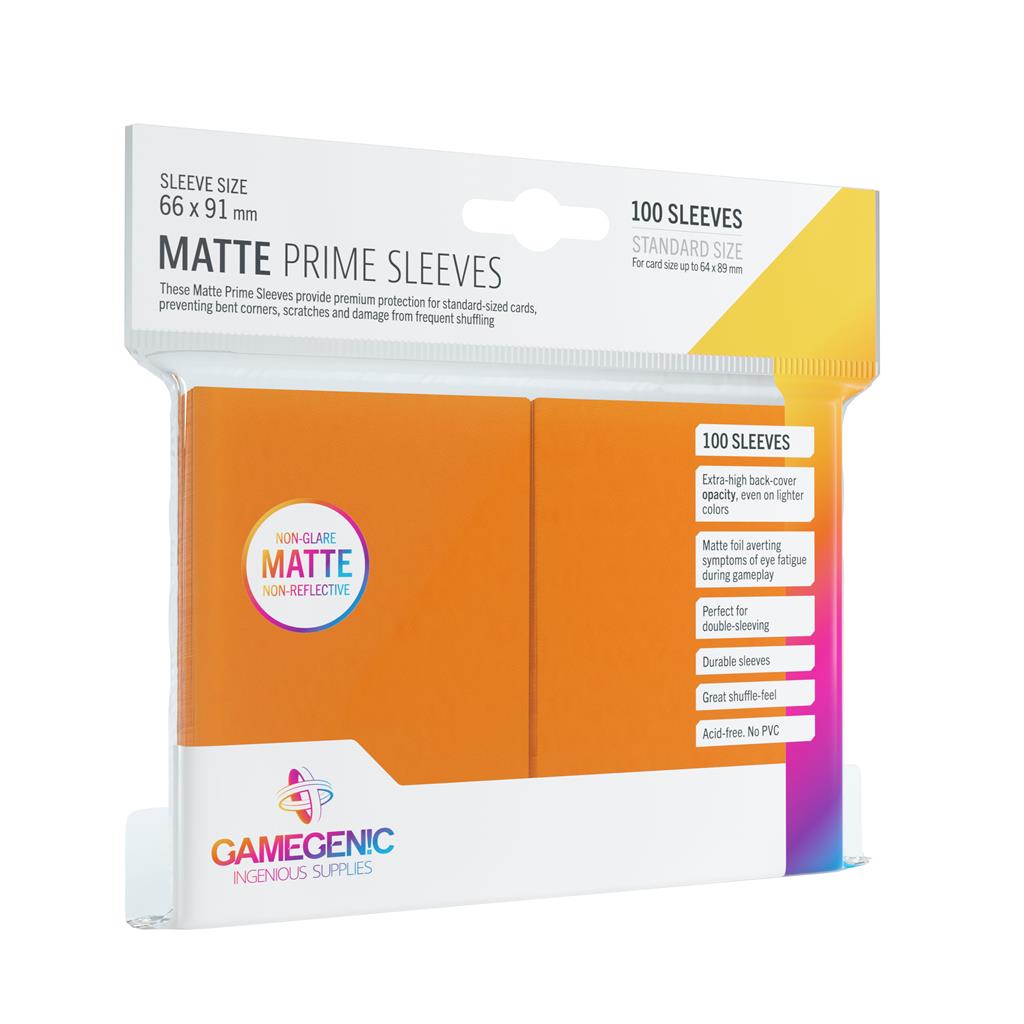 Gamegenic : Sleeves Matte Prime Oranje (100)